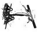 Fig. 04 - Rider controlled zip line trolley brake system