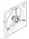 Fig. 01 - Assembly for mounting a component centered to an opening