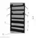 Fig. 09 - Externally mounted shield for LED luminaire