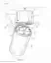Fig. 02 - Hinge-mounted rotating base spotlight