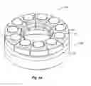 Fig. 10 - Bearing assembly including bearing support ring configured to reduce thermal warping during use