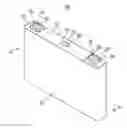 Fig. 01 - Rechargeable battery having a lead tab with injection material