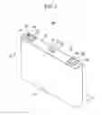 Fig. 02 - Rechargeable battery having a lead tab with injection material