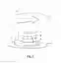 Fig. 04 - Insulin pump dermal infusion set having partially integrated mechanized cannula insertion with disposable activation portion