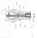 Fig. 46 - KNOTLESS SUTURE ANCHOR FOR SECURING SOFT TISSUE TO BONE