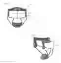 Fig. 03 - Ergonomic facemask for an athletic headpiece