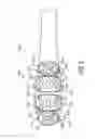 Fig. 06 - Oral care implement having flexibly supported cleaning elements extending in opposite directions