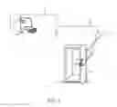Fig. 02 - Fire actuated release mechanism to separate electronic door lock from fire door