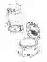 Fig. 01 - Cooking Appliance Comprising a Filtration Accessory Capable of Occupying Two Positions
