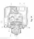 Fig. 11 - Device for water circulation in a cooling circuit of an internal combustion engine