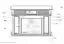 Fig. 01 - Multimedia Fireplace Console