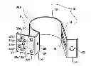 Fig. 01 - SYSTEM AND COMPONENTS FOR SAFELY ENCLOSING HANDRAILS, STAIRWAYS, WALKWAYS AND PLATFORMS