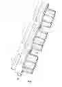 Fig. 08 - ADJUSTABLE LENGTH SCAFFOLDING AND METHOD THEREFOR