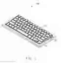 Fig. 02 - KEYBOARD WITH PIVOTING KEY SUPPORTING PORTION