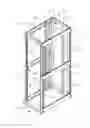 Fig. 01 - RAIL MOUNTING CLAMP FOR ELECTRONIC EQUIPMENT ENCLOSURE