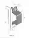 Fig. 11 - Product display system with adjustable bracket