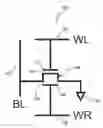 Fig. 01 - Single transistor random access memory using ion storage in two-dimensional crystals
