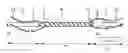 Fig. 01 - Assembled heatable media line comprising a media line having at least two heating elements arranged on the exterior thereof, and method for the production thereof