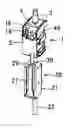 Fig. 01 - Connection structure for a screw block for fitment with a component attachment block