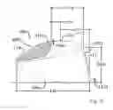 Fig. 24 - Golf club head having trip step feature