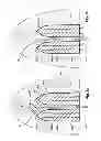 Fig. 08 - Microelectrode and multiple microelectrodes