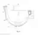 Fig. 05 - Frame with a nosepiece and an electrode holder for an electrode for electrostimulation of the eye