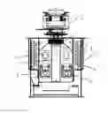Fig. 01 - BURNING STOVE COMBINED WITH A STIRLING ENGINE FOR PRODUCING ELECTRICITY OR TO BE COUPLED TO A HEAT PUMP