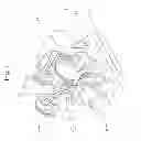 Fig. 02 - Mechanical system of linking to the master connecting rod for transmission of the motion of the pistons of an internal combustion engine to control and change the compression ratio