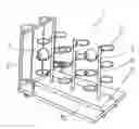 Fig. 01 - RACK FOR THE STORAGE AND DISPLAY OF COURT BALLS
