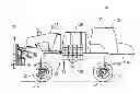 Fig. 01 - Narrow drive arrangement for self propelled sprayer