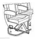 Fig. 01 - Cabin attendant seat with additional support