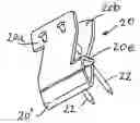 Fig. 01 - Offset hanger for minimizing space between frame and wall