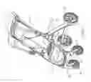 Fig. 05 - Folding travel stroller latch and wheel positioning system