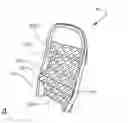 Fig. 03 - Integral molded seat back for composite seat frame and method