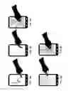Fig. 06 - Using finger touch types to interact with electronic devices