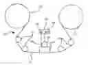 Fig. 01 - Magnetic head having canted arrays