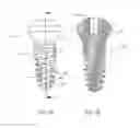 Fig. 23 - Self-osteotomizing bone implant and related method