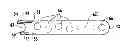 Fig. 01 - Combination holder/impactor and bone plate for fracture fixation