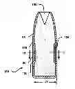Fig. 01 - Three component bullet with core retention feature and method of manufacturing the bullet