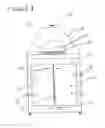Fig. 02 - Grill and fireplace combination with portability options