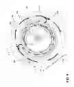 Fig. 09 - Reduced sound with a rotating filter for a dishwasher