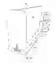 Fig. 37 - Product management display system with trackless pusher mechanism