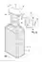 Fig. 02 - Dispenser adapted to engage a bottle and adapted for use with thick consumable fluid having solid ingredients therein