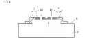 Fig. 13 - Filter device having a wiring electrode located in a different acoustic portion