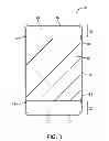 Fig. 04 - Electronic device antenna with multiple feeds for covering three communications bands