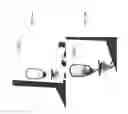 Fig. 27 - Asymmetric sectioned convex mirrors
