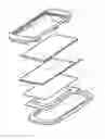 Fig. 01 - Electronic device assembly with compression gasket
