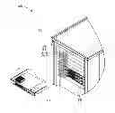 Fig. 01 - Heat dissipation system and rack-mount server using the same