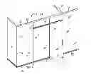 Fig. 01 - Accent lighting for demountable wall system