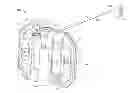 Fig. 01 - Folding worklight with attachment mechanism